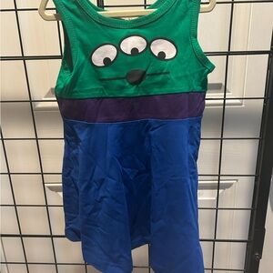 Toy Story Girls Alien Dress  Size 4t NWOT - Boutique Brand Tank Dress